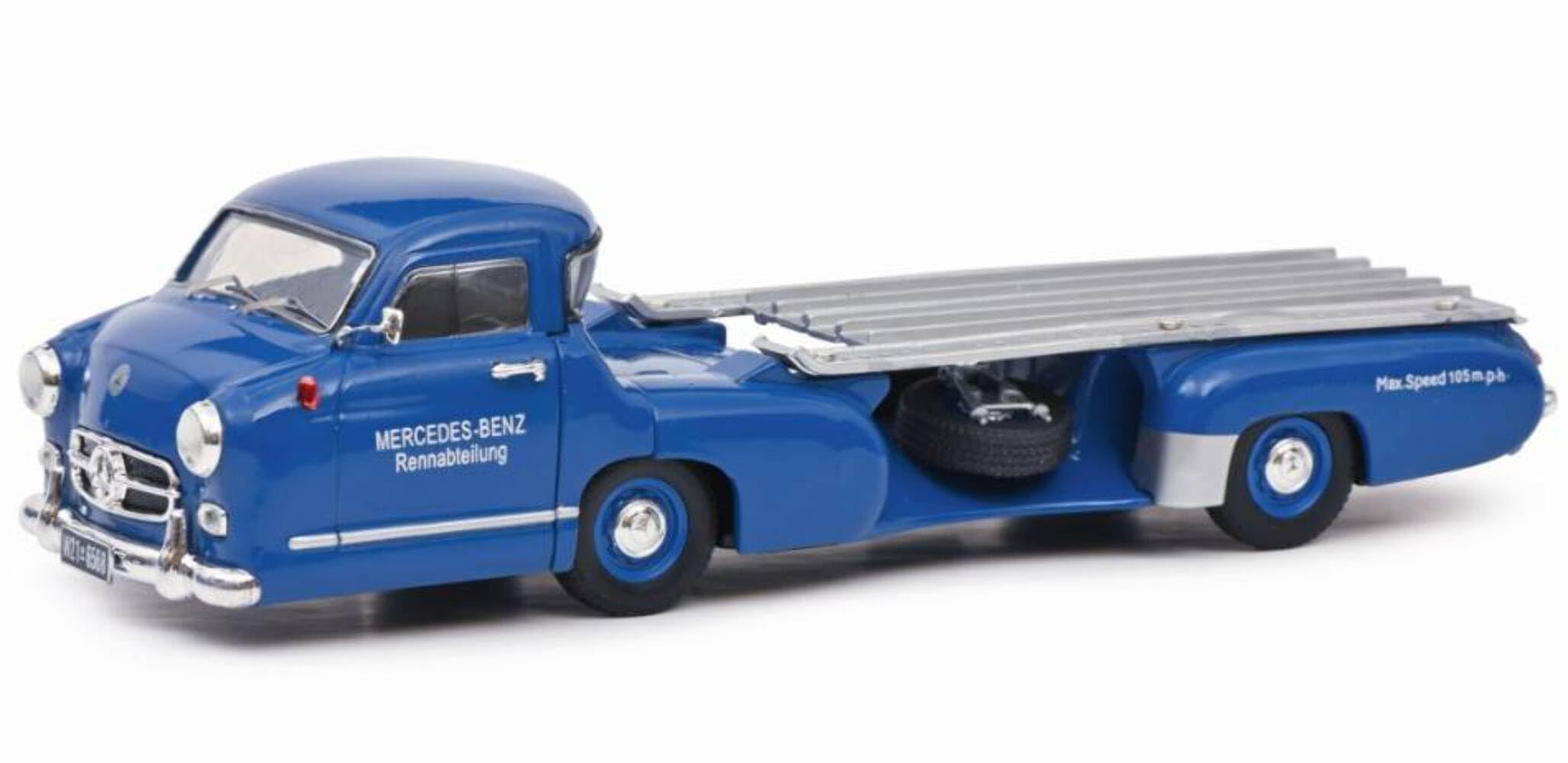 

Shuko Racing Transporter Blaues Wunder Готовый продукт 1/43 Mercedes-Benz