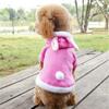 Hoodies Clothes Pet Suit for Small Dogs Cats (Color : Pink, Size : M)