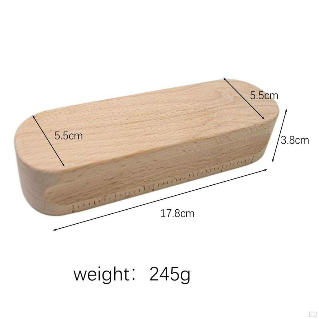 Beech Wood Tailors Clapper Steam Point Pressing Large Sewing Tool Double-side Grooved for