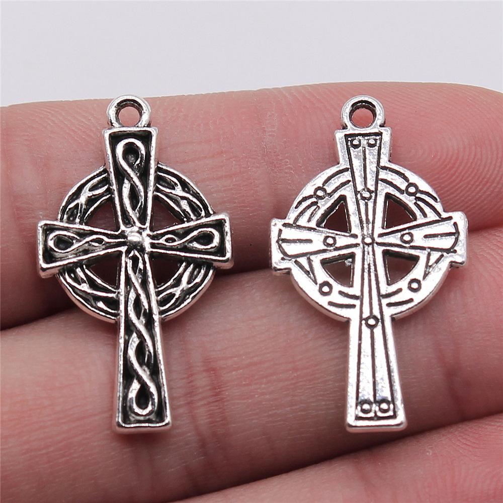 10 Pezzi Ciondoli Croce Credenze Religiose Ciondolo Fai da Te Gioielli Fatti a Mano Accessori Artigianali