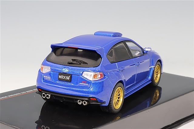 Ixo Scale Subaru Impreza WRX Sti 2009 Blue Custom 1/43