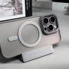 Luxury Spiricle Camera Protection Magsafe Phone Case for iPhone 11 12 13 14 15 Plus 16 Pro Max Wireless Charging Matte Cover