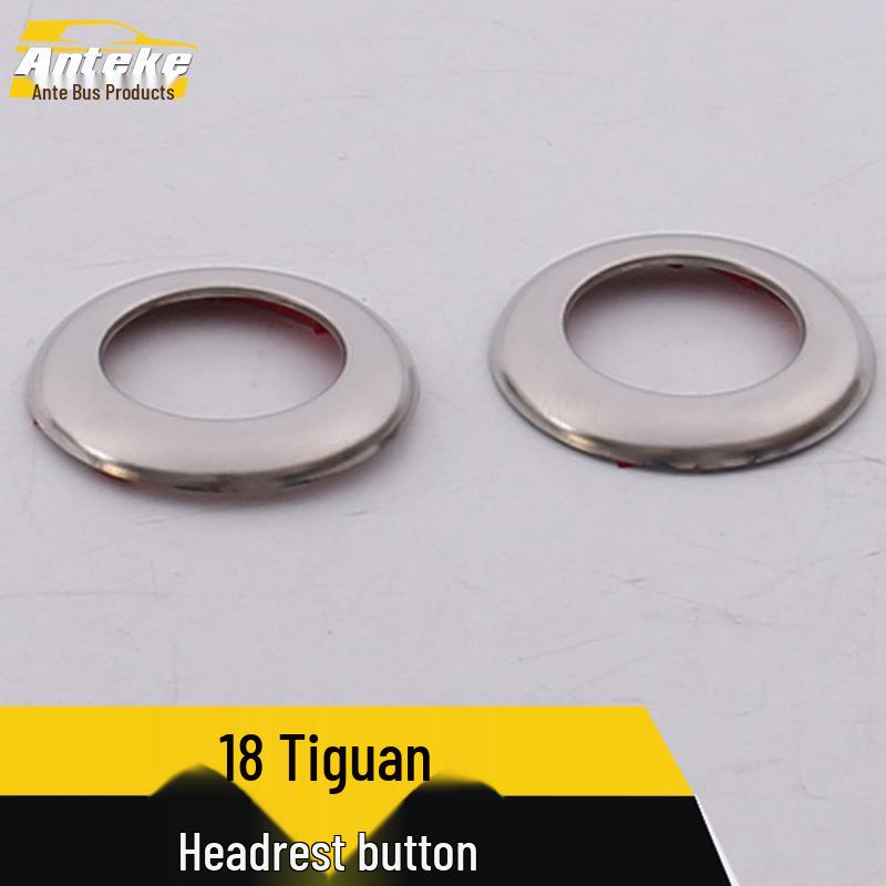 Compatible Tayron Headrest Button Ring & Seat Back Adjustment Sticker