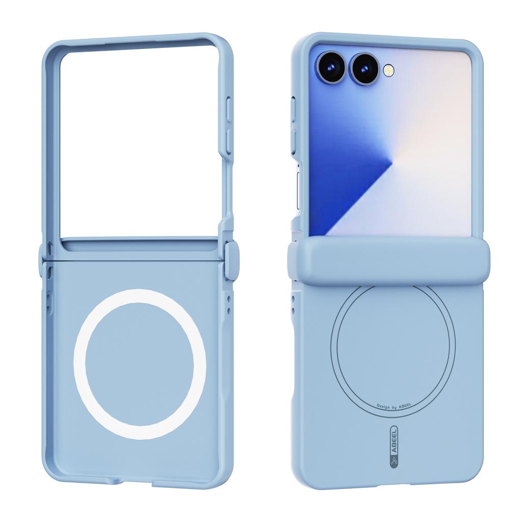 3 in1 Liquid Silicone Invisible Case For Samsung Galaxy Z Flip 7 Flip7 Magnetic Wireless Charging Shockproof Protective Cover
