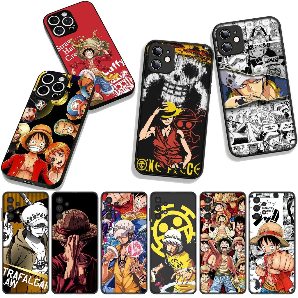 Cover for Apple iPhone 16 15 14 Plus 13 12 Mini 17 Pro Max + ProMax 16E Air Phone Case Trafalgar Water One Pieces Luffy Law