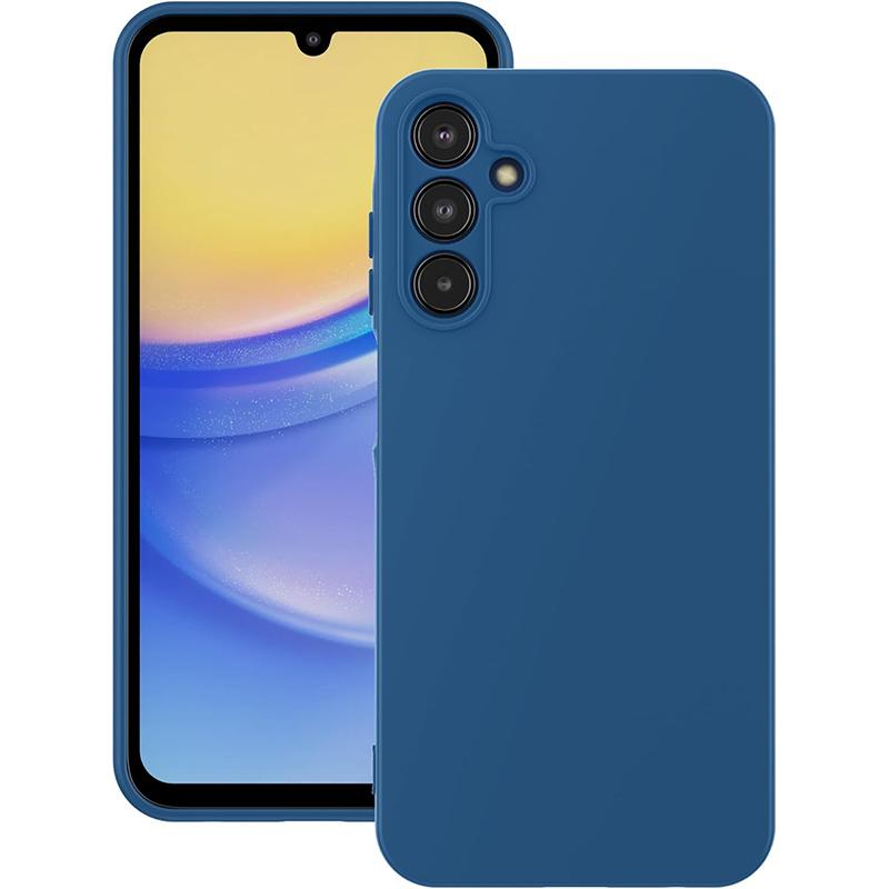 Θήκη υγρής σιλικόνης για Samsung Galaxy A15 4G A 15 A15 5G, θήκη υγρής σιλικόνης, παγκόσμια έκδοση, προστατευτική θήκη πλήρους σώματος, σιλικόνης