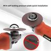 Angle Grinder Accessories M10/M14 Quick Installation Pressure Plate Chuck Thread Nut Clamping Nut Self-locking Pressure Plate
