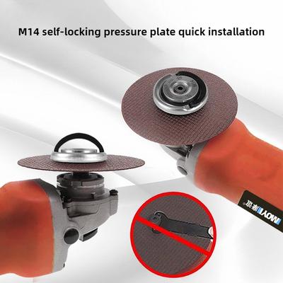 M10 M14 Quick Lock Nut Angle Grinder Pressure Plate Zinc Plated Carbon Steel Fast Installation Self Locking Clamping Nut