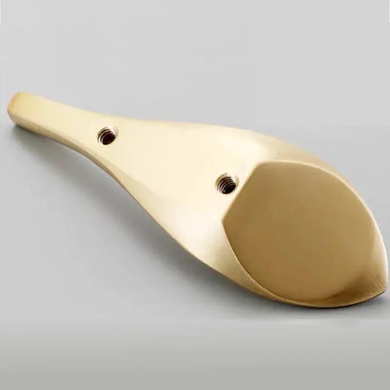 1Pcs Retro Imitation Copper Leaf Handles Cabinet Furniture Wardrobe Hooks Household Chinese Hook Cabinets Handle Accessories