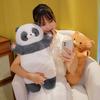 Bear Panda Long Plush Toy Cartoon Animal Stuffed Doll Bedroom Decoration 60cm