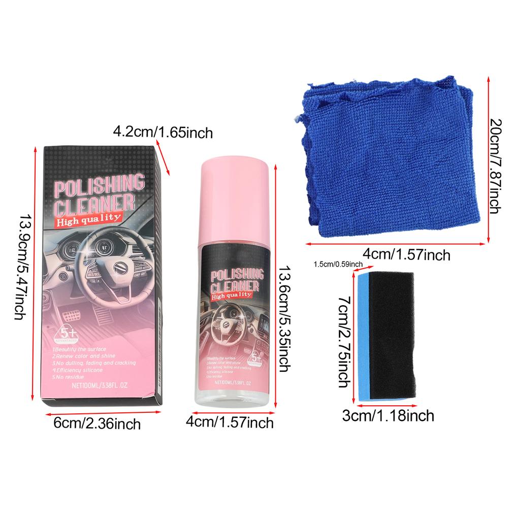 Stain Remover Car Polish Cleaner As Shown In The Figure Easy Application Car Cleaner Deep Cleaning Easy Application