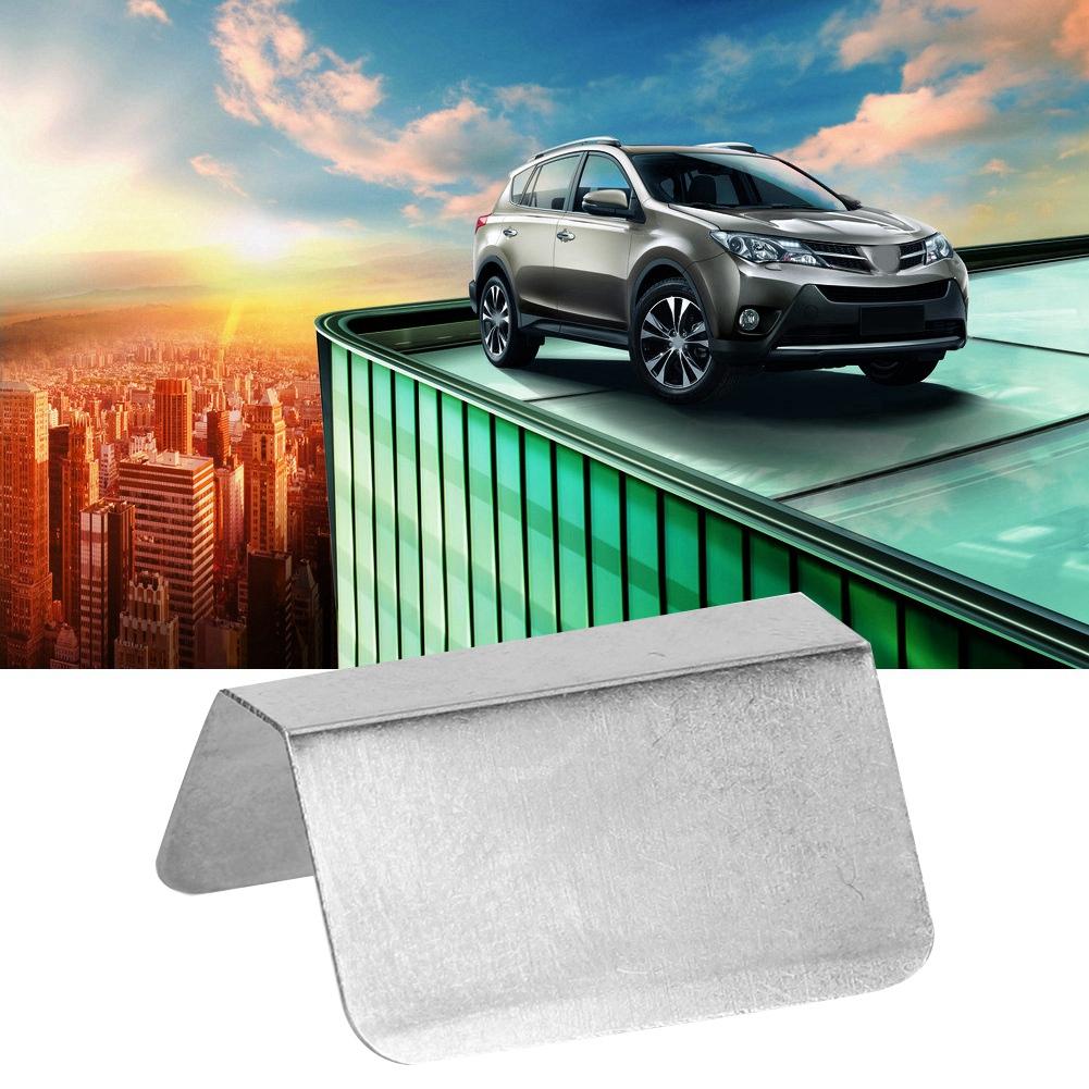 Rain Deflector Clips Wind Deflector Clips  Car Wind Rain Deflector Channel Stainless Steel Fixing Retaining Clips Set