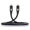 Xiwai USB To USB Cord with Single Panel Mount 10Gbps 65W PD Power for Laptops and Screw-Lock 3.1 Type-C USB-C Cable, 3.25A 3.0 Connector, Data,