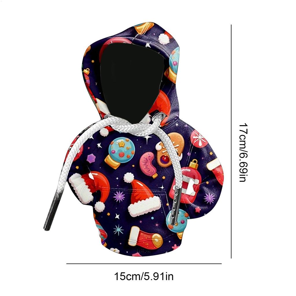 Shift Knob Cover Christmas Small Gear Shift Knob Cover Funny Protector For Holiday Birthday Travel Driving Winter Road Trips SUV