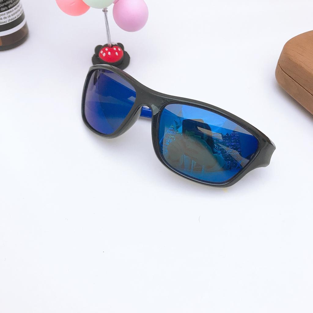 Children'S Bright Black Frame Sports Going Out Eye Protection 3D Three-Dimensional Sunshade Sunscreen Glasses