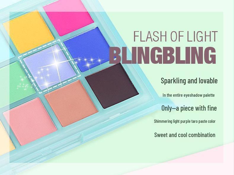 UCANBE Macaron 15-Color All-Matte Neon Eyeshadow Palette for Beginners