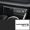 For Toyota Highlander XU70 Refit   2022 Car Carbon Fiber Interior Mouldings Gear Panel Cover Frame Accessories For