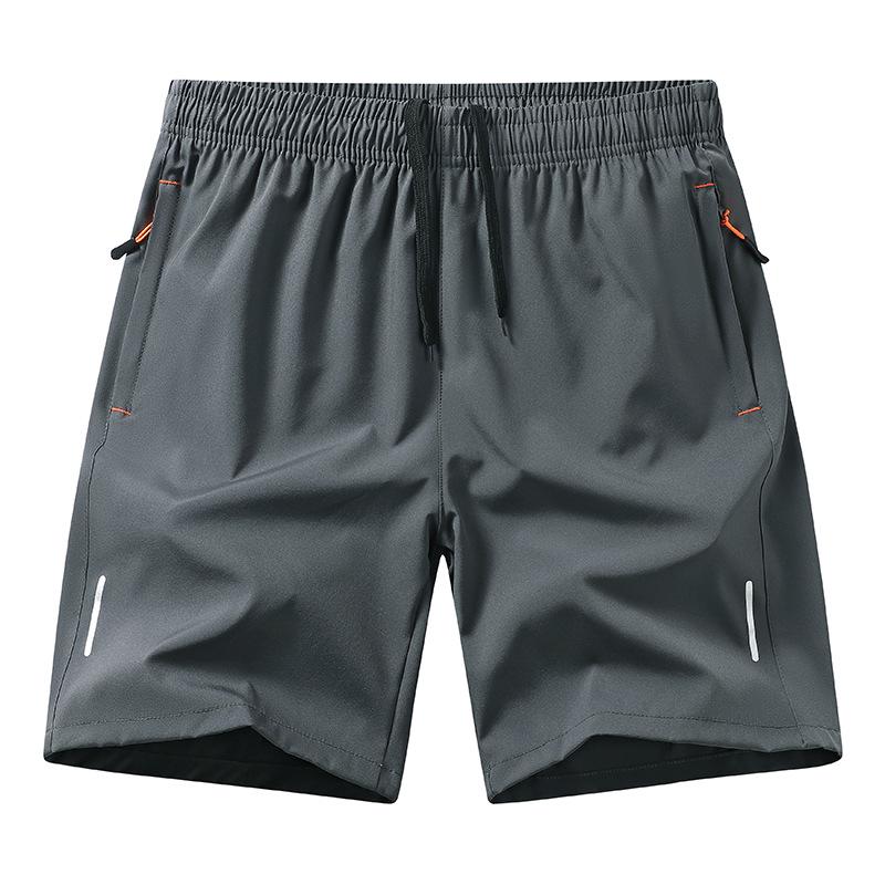 Men's Quick-Drying Ice Silk Sports Shorts - Loose, Thin, Straight-Leg, Wide-Leg, Casual for Running