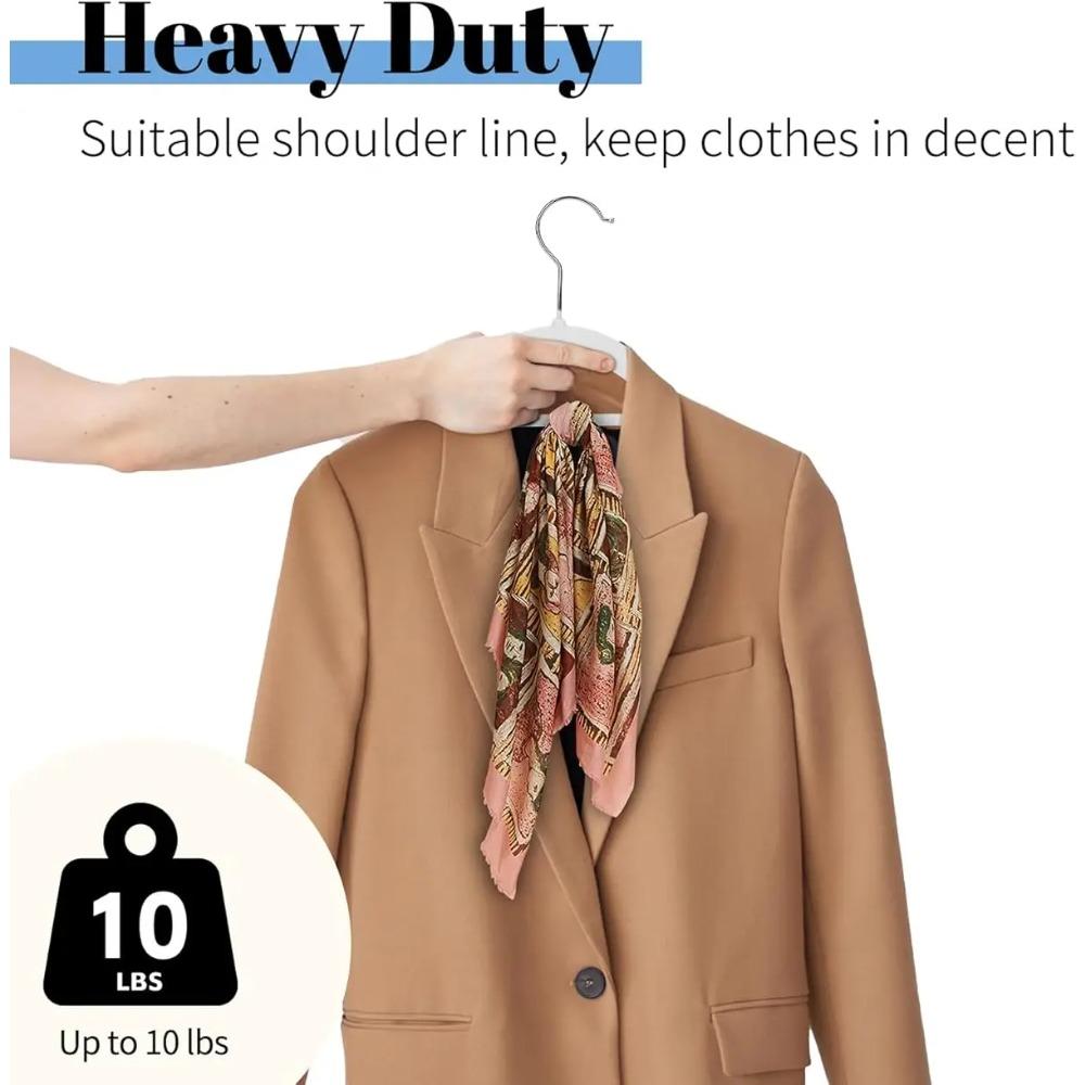 Premium Velvet Hangers Non-Slip Felted Hangers, Sturdy Hangers Heavy-Duty Hangers and Suit Hangers Durable Slim Hangers