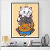 Disney Diamond Painting 5D The Adventures of the Cats Three Kittens Stacking Illustration DIY Gift Suitable for Living Room Bedroomofficeandhomedécor