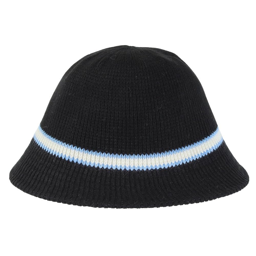 CONTRAST STRIPE CRUSHER HAT BLACK [Extra Large] Men's