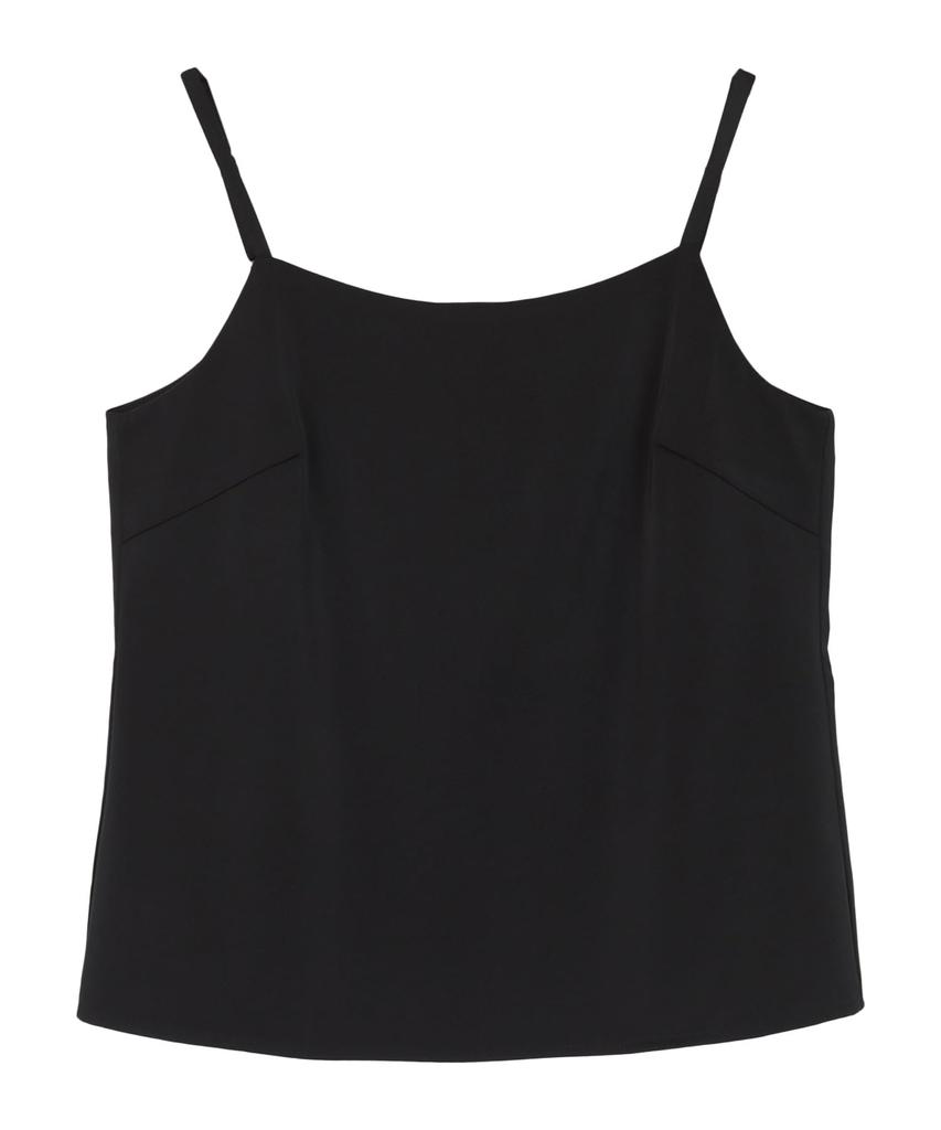 Yours Satin Camisole BDXU1611 Small Black Women's