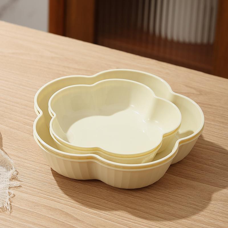 Flower Fruit Plate Home Living Room Snack Plate Fruit Plate Candy Plate Front Desk Snack Plate
