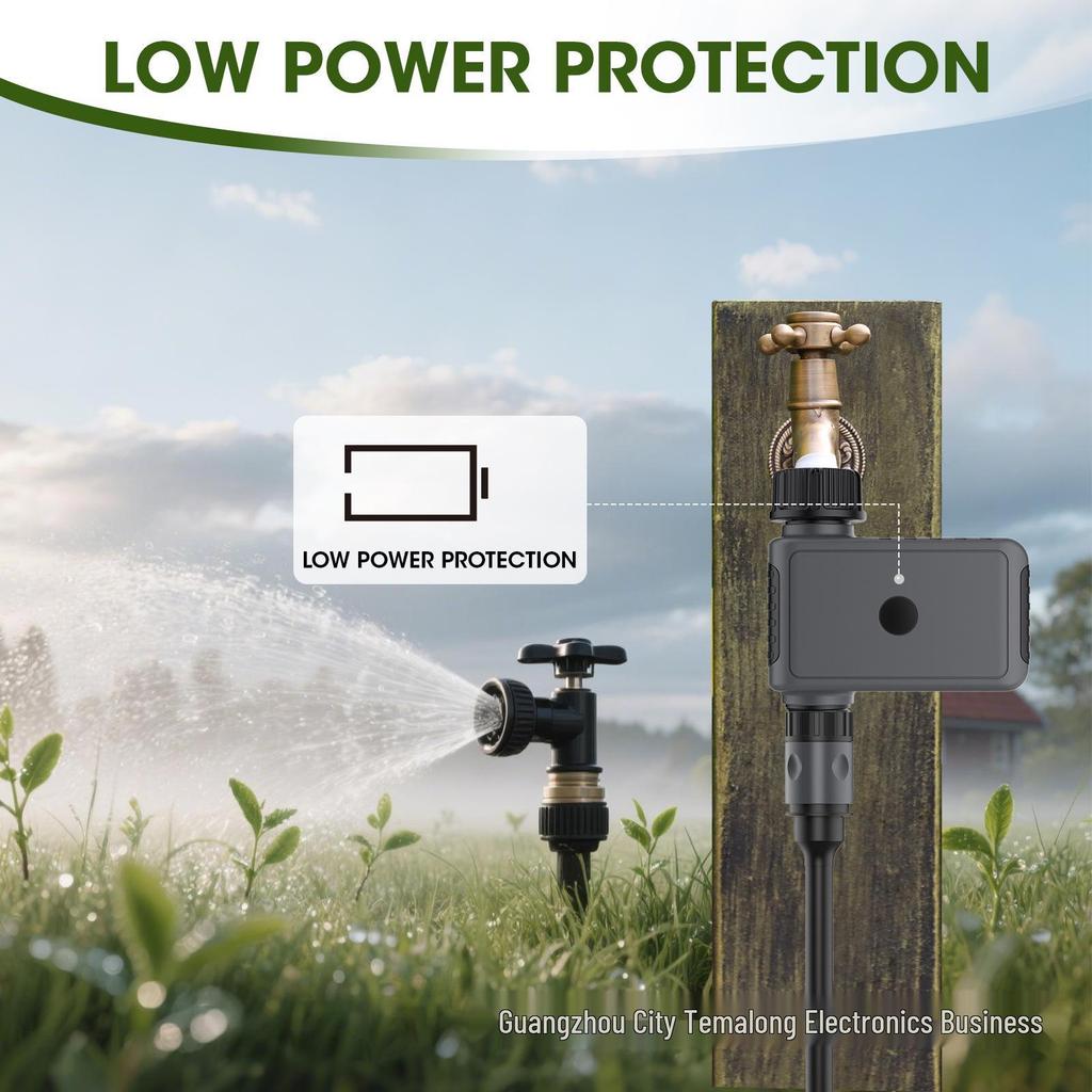 Smart Remote-Controlled Garden Watering Timer & Outdoor Irrigation Sprinkler System
