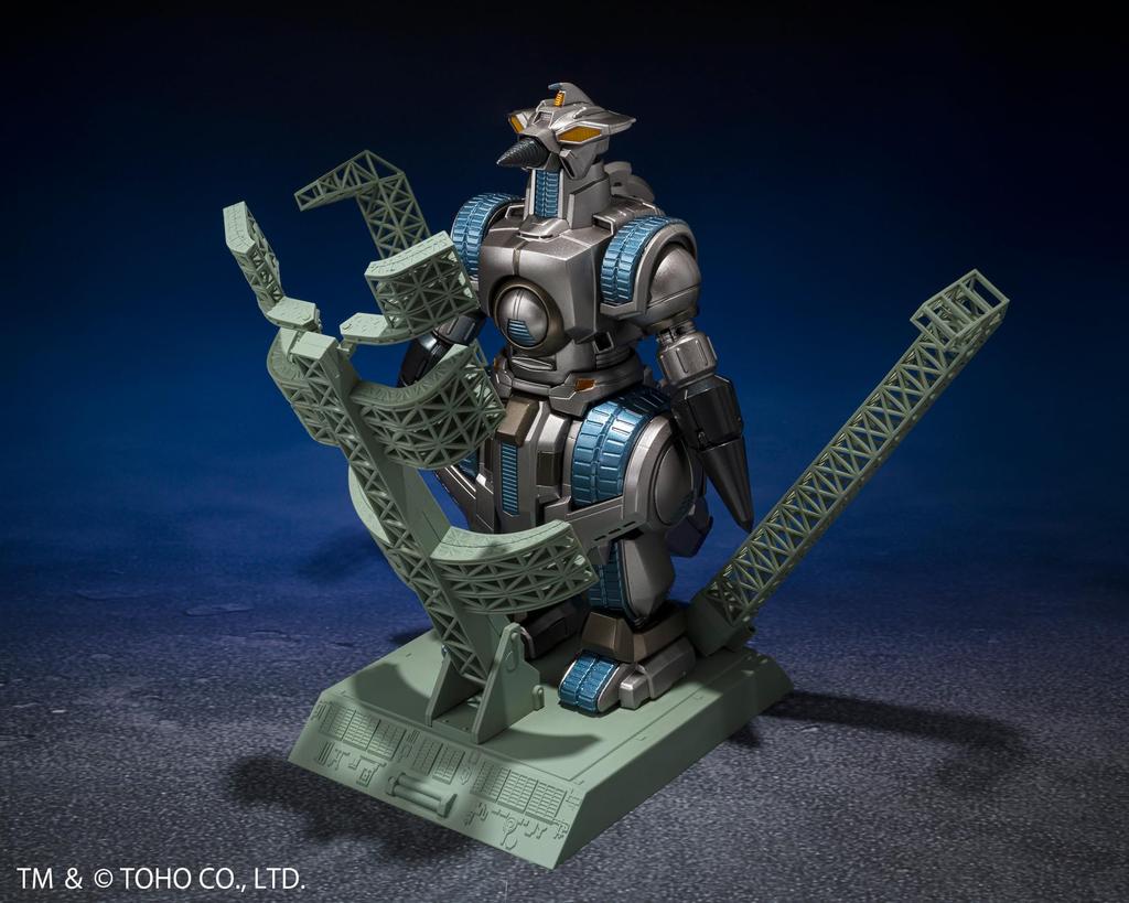 TAMASHII NATIONS Godzilla Space Godzilla Force Storage Dock Sally Spirits Action Figure Vs. M.O.G.E.R.A.G Ver.Bandai S.H.MonsterArts