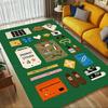 travels shoes Pattern Area Rug, Office Carpet Indoor Outdoor Entrance Doormat, Non-Slip Soft And Comfortable, Living Room, c122031