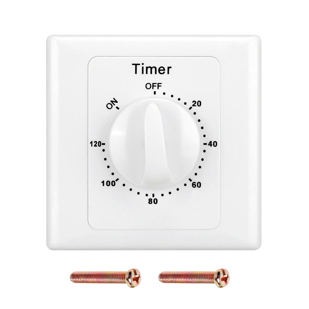 Flexible Control with Mechanical & Electronic Operation Mechanical Electronic AC220V Countdown Timer Switch 86Panel
