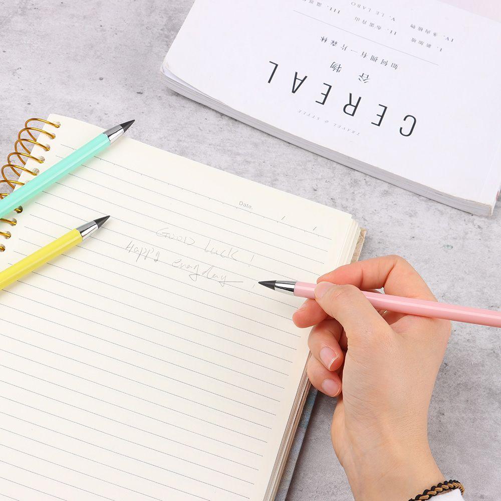 Skolmaterial Makaronfärg Bläcklös HB Evig Penna Obegränsad Skrivpenna Skissverktyg