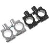Motorcycle Group 1" 25mm Motorcycle HandleBar 10mm Mirror Thread Mount Holder Clamp Adaptor Chrome