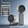 2026 High-Speed Portable Neck Fan: 100 Speeds, USB Rechargeable, Foldable, Strong Wind