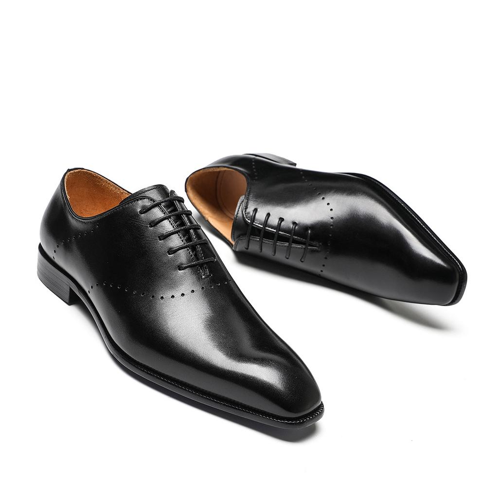 First Layer Cowhide Men'S Formal Leather Shoes Men'S Genuine Leather Cowhide Business Pointed British Men'S Shoes Leather Shoes