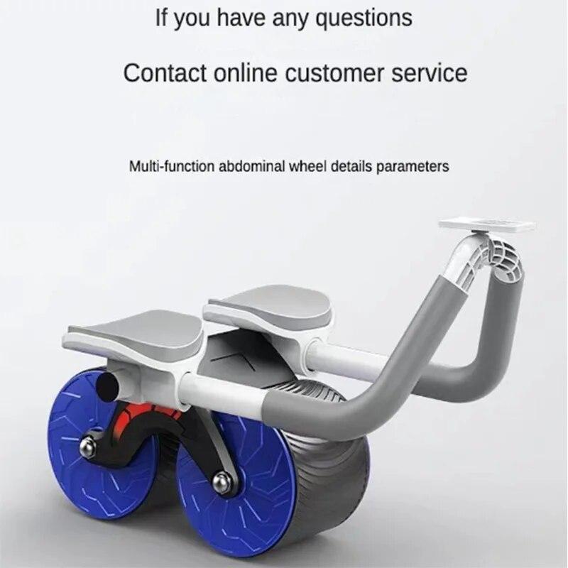Automatischer Rebound-Ellenbogen-Roller, Bauchstärkungs-Radgerät, Fitness-Roller zum Abnehmen des Bauches, Fitnessgerät für den Sport
