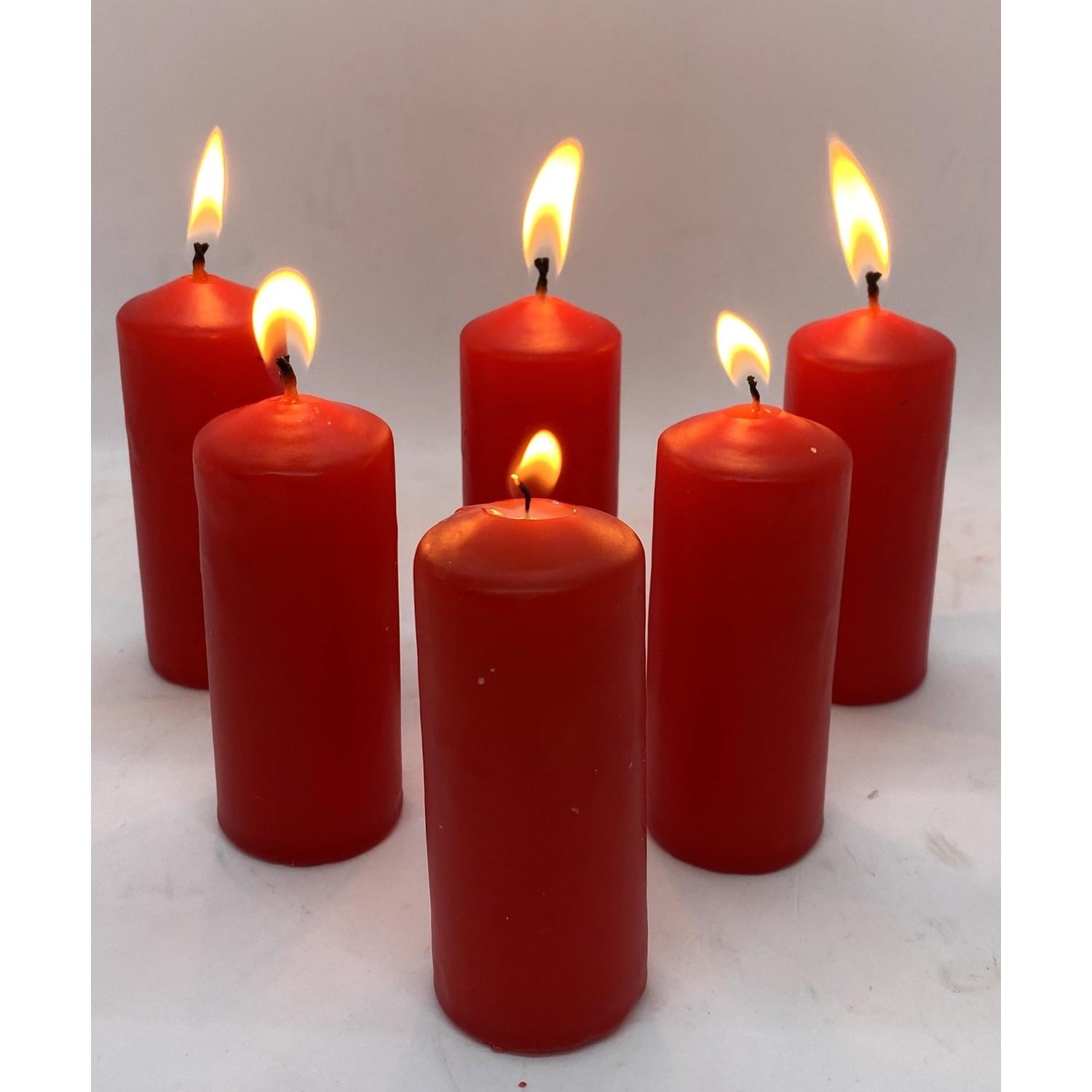 

Декоративный набор из 6 красных слитков (3,5x8 см)