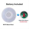 WiFi Smart Alarm Siren 90dB Loud Speaker with RGB LED Night Light for Tuya Home Security System