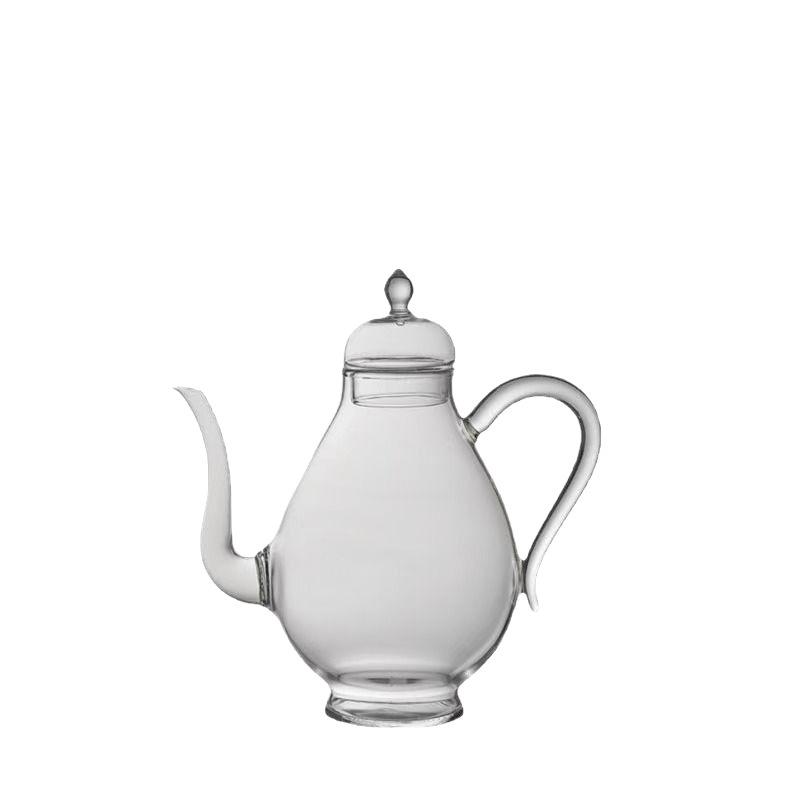 Xiao Qing Gan Glass Teapot: Song Dynasty-Inspired, High-Temperature-Resistant Guifei Pot for Green Tea Brewing.
