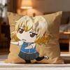 Anime D-Frag Cushion Cover Soft Washable Pillow Case Multi-Scene For Couch Bed Travel Office Use