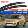 For Suzuki Ignis MK2 2016- 2017 2018     Wiper Front Wiper Blades Windshield Windscreen Window Brush 21"+18"