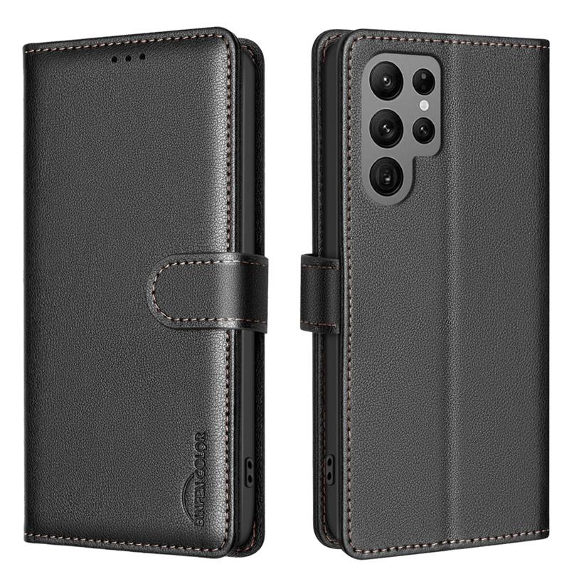 Wallet Flip Case For Samsung Galaxy S22 Ultra Cover Cases On For Samsung S22+ S 22 Plus 5G Coque Leather Phone Protective Bags