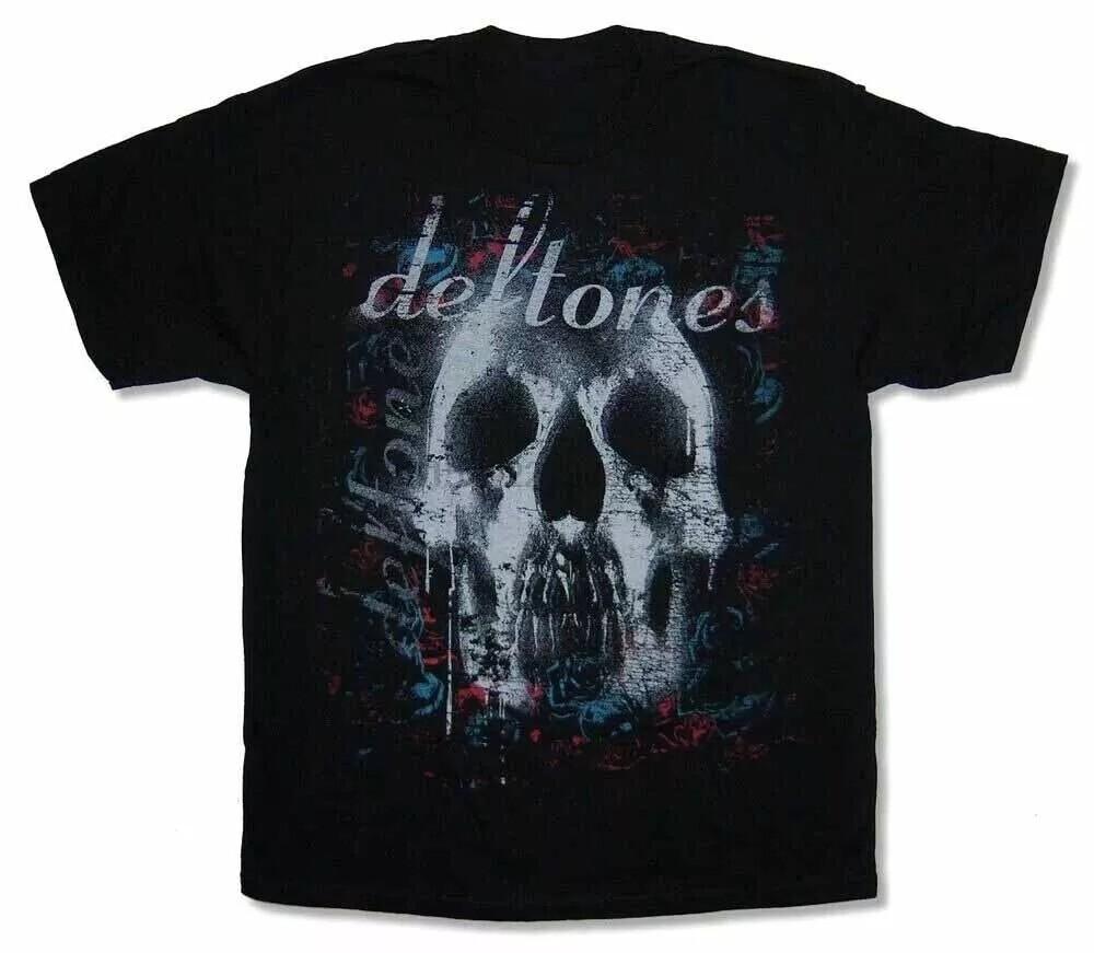 Vintage Deftones Skull Black T Shirt Black All Size Shirt Unisex T-Shirt S