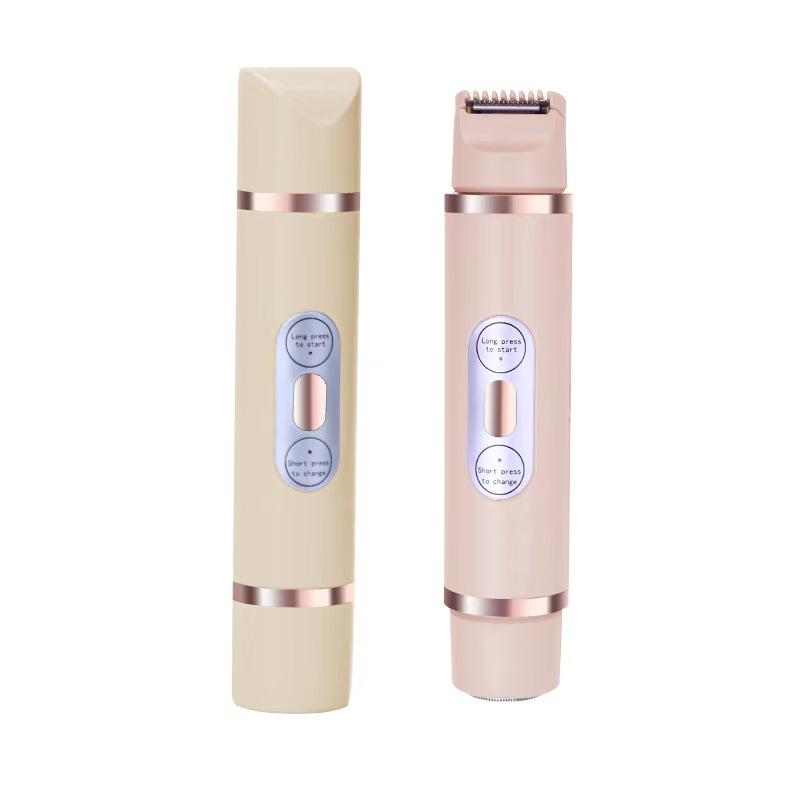 Universal Double-Headed Electric Hair Remover for Men and Women – Safe for Pubic, Armpit, and Leg Hair.