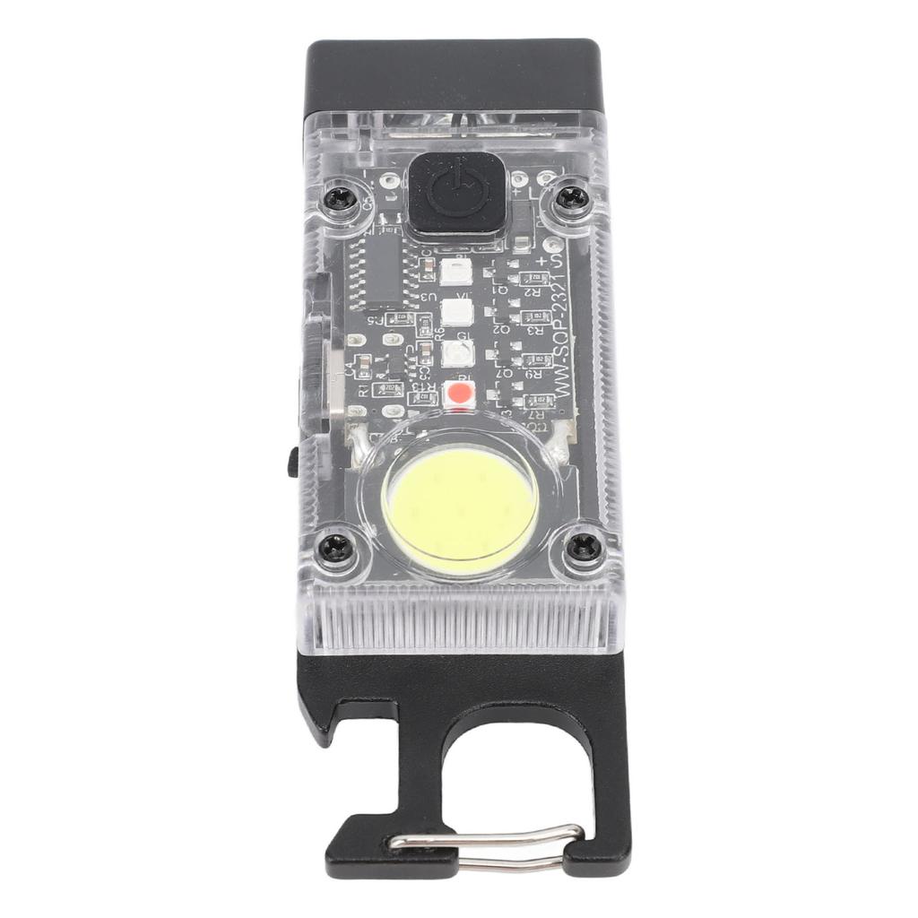Mini Torcia LED COB Ricaricabile USB Piccola Portatile Tascabile Portachiavi Luce da Lavoro Base Magnetica