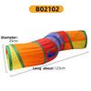Collapsible Pleated Pet Tunnel Tube Toy - Multi-Shape Funny Play Hole Perfect for Kitten Small Dog Ferret Rabbit & Cat Playtime