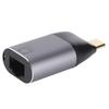 TypeC Male to RJ45 Female Adapter Portable TypeC to RJ45 Adapter Compatible for Windows Android OS X