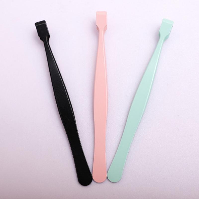 Premium Stainless Steel Eyelash Tweezers Comfort Grip Ergonomic Design For Beginners And Experts In Lash Application