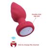 Glow-in-the-Dark Anal Vibrator with 10 Vibration Modes Night-Light Anal Masturbator Massager Adult Novelty Sex Toy