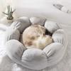 Flower Shape Cat Bed Soft Cat Nest Kennel Cactus Shape Pet House Comfortable Washable Cat Cushion for Puppy Kitten Warm Mat